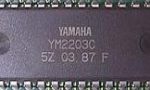 YM2203(оригинал, демонтаж)