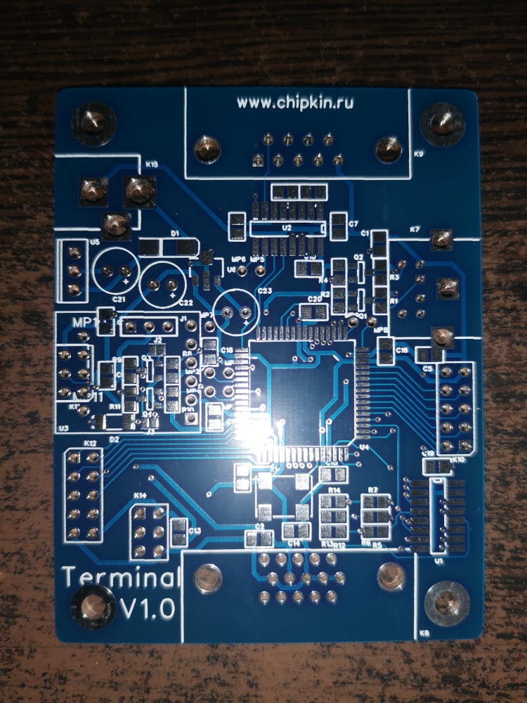 Печатная плата ATXMEGA VT100 Terminal ##183