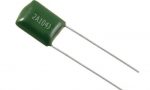 Конденсатор полиэстеровый (зелёный) — : 2A104J 100V