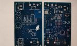 Печатная плата DSS на Atmega8 #378 (черная и синяя маска)