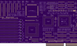 Печатная плата 80386DX ISA SBMС ENIG #828(зелёная маска)