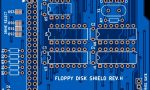 Печатная плата Floppy Disk Shield rev.H #886(синяя маска)