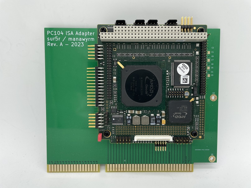 Печатная плата PC104-ISA-Card #