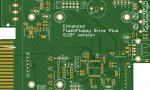 Печатная плата Flash Floppy Drive Plus 5.25"  #901 (зелёная маска)