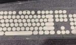 Колпачки на кнопки Cherry MX 104 #1(белые)