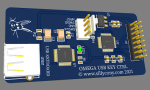 Конструктор USB-keyboard-to-OMEGA-converter #1087(синяя маска)