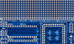 Печатная плата ZX-Interface-1-Development-Board RC2014 Card #657(1354) (синяя маска)