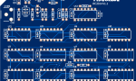 Печатная плата ZX-Videoface RC2014 Card #670(1351) (синяя маска)