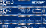 Печатная плата ZX to RC2014 Adapter #148(1352) (синяя маска)