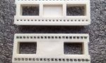 Панелька ( socket ) для микросхем 40 pin, СССР, шаг 2,5 мм