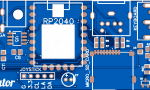 Конструктор Мурмулятор с RP2040-ZERO #1492 (синяя маска)