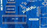 Конструктор DivMMC для ZX Spectrum 512K (2 SD CARD) #1493(синяя маска)