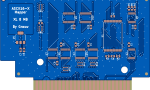 Печатная плата ASCII16‑X Mapper XL 8 MB для MSX #1502(синяя маска)