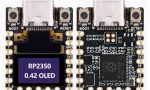 Raspberry PI PICO RP2350 micro+OLED 0.42″ (черная плата)