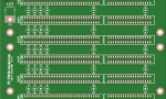 Конструктор Compact ISA 16-bit backplane board #1571(зелёная маска)